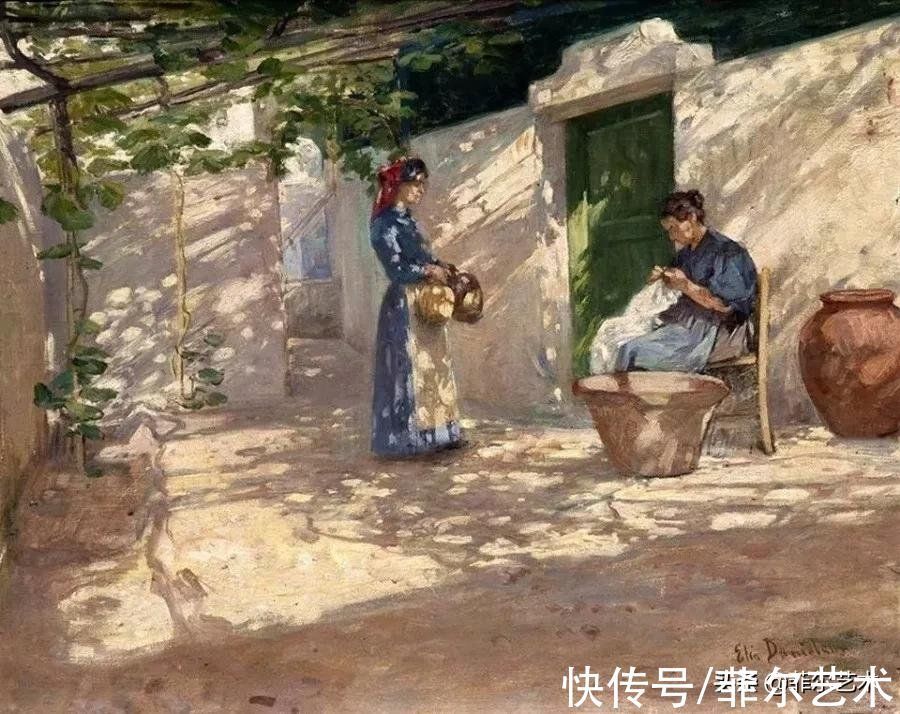 丹尼尔$芬兰第一代女性艺术家之一,艾琳·丹尼尔森的油画作品欣赏