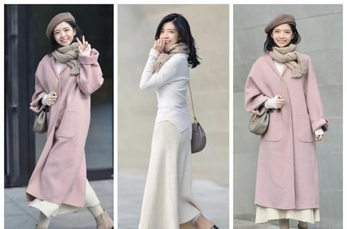  显得更加|秋冬除了黑白灰，还有这些软糯温柔的好看色系穿搭，也太美了