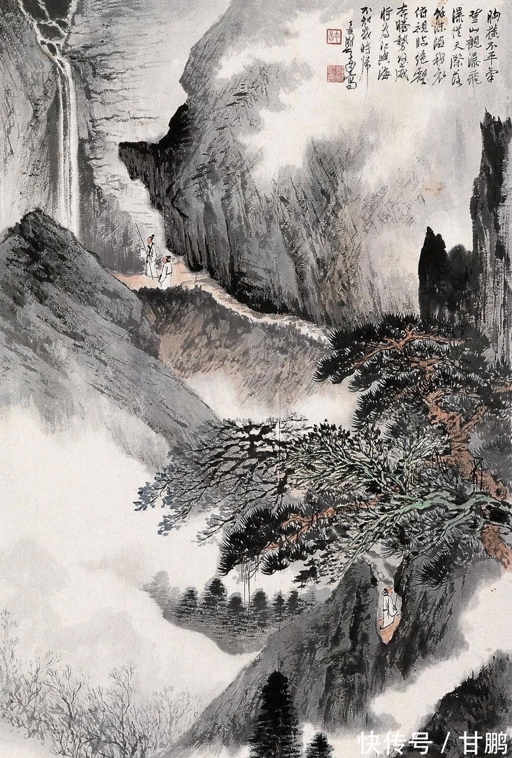 山水画&小处精微，大处酣畅｜郑午昌山水画