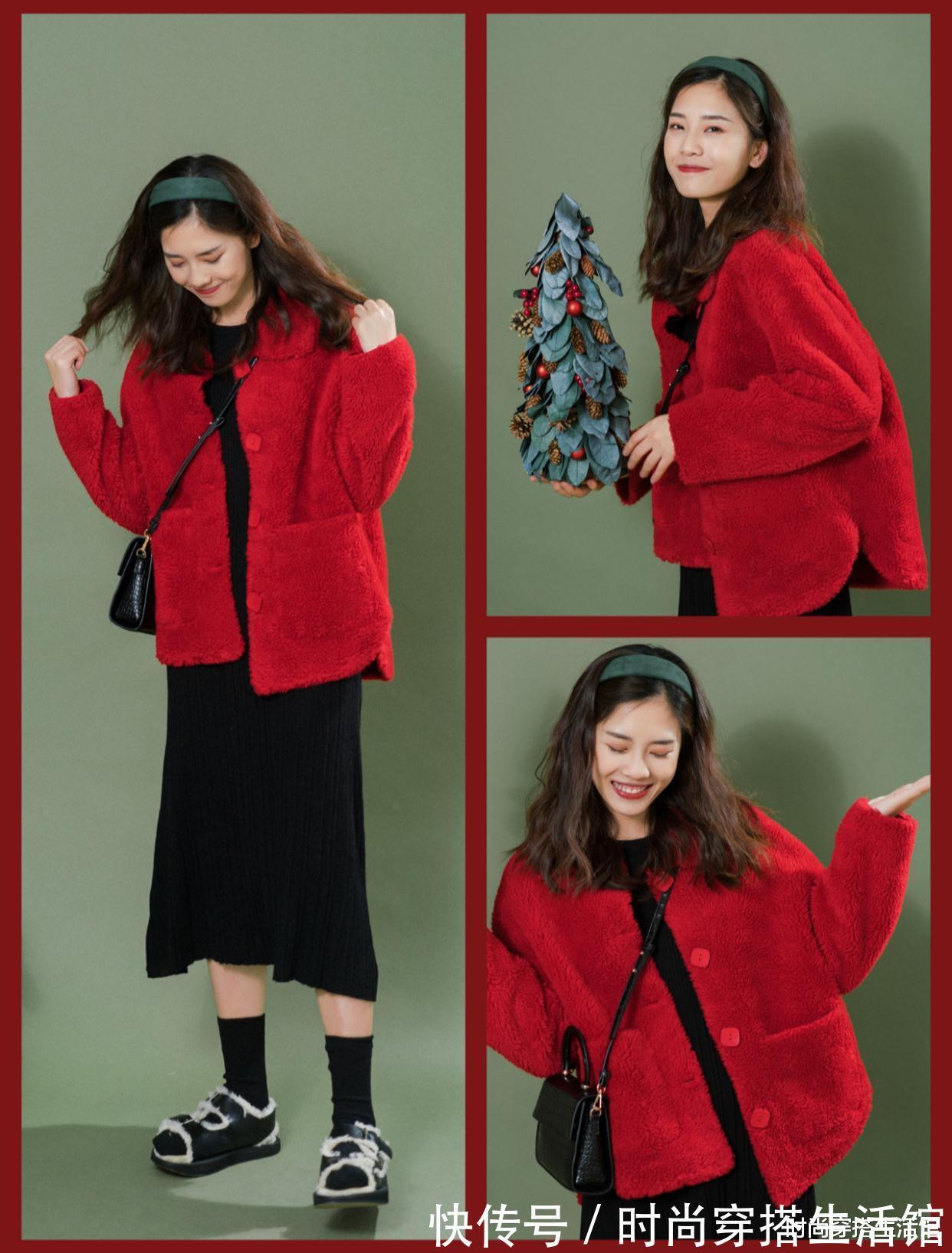 时髦 穿毛衣时别再乱配裤子!过年有这“2外套3裙子”就够了,时髦显高