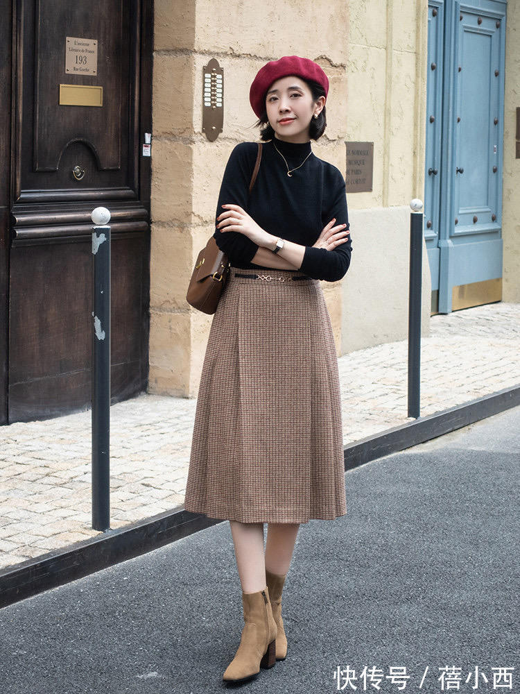 时髦|30+的女人一定要时髦,学会这5套半身裙搭配,做冬日最优雅的女王