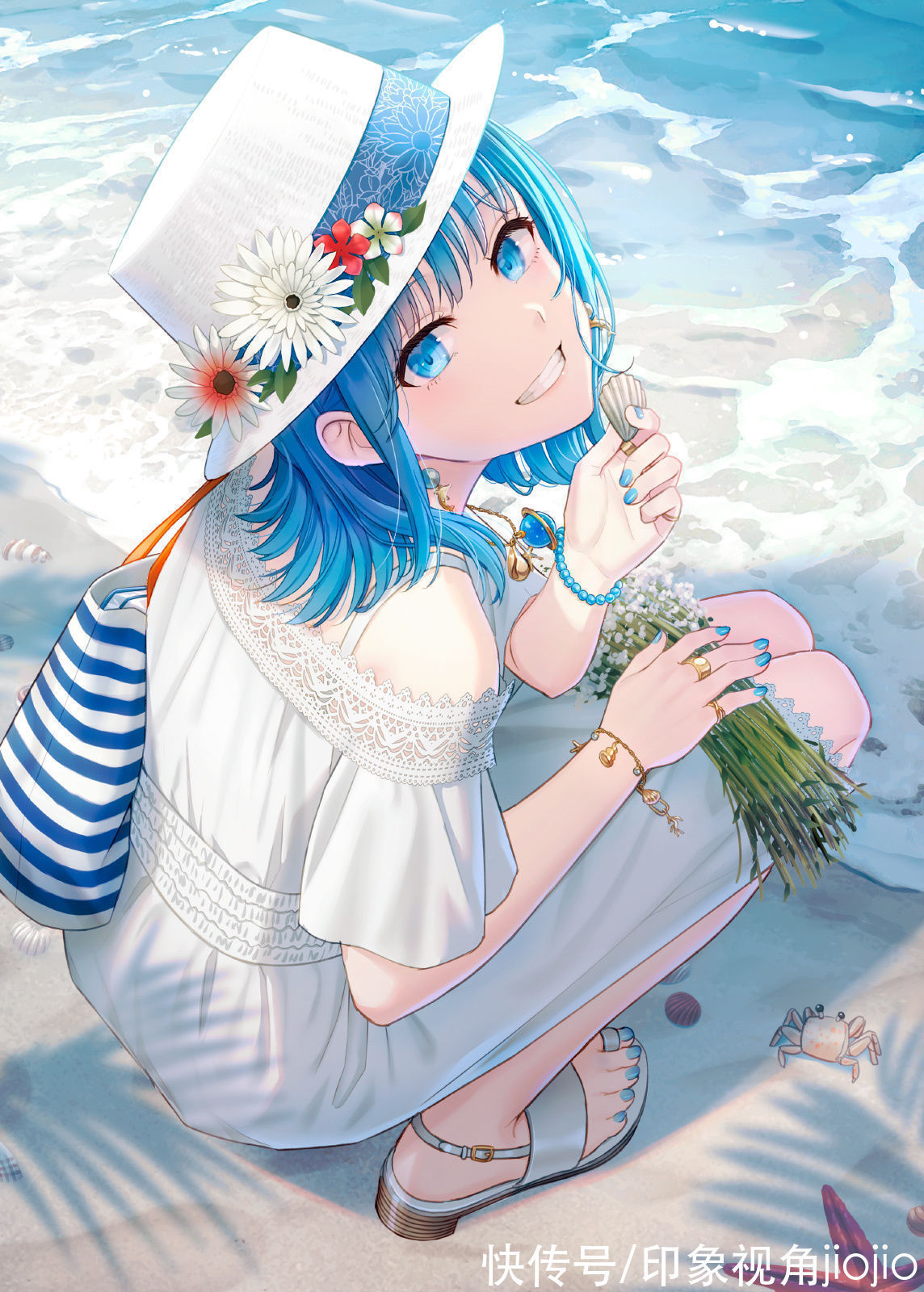 人物$超萌高颜值少女插画,寥寥几笔的线条将人物刻画得生动形象