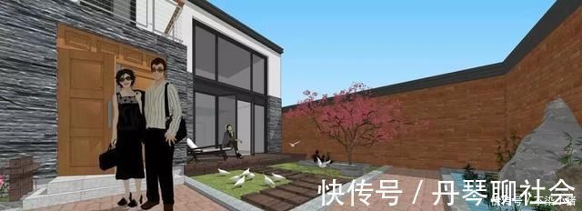 北欧风|实拍丨这栋二层自建房在村里很风光给想建房的朋友参考一下