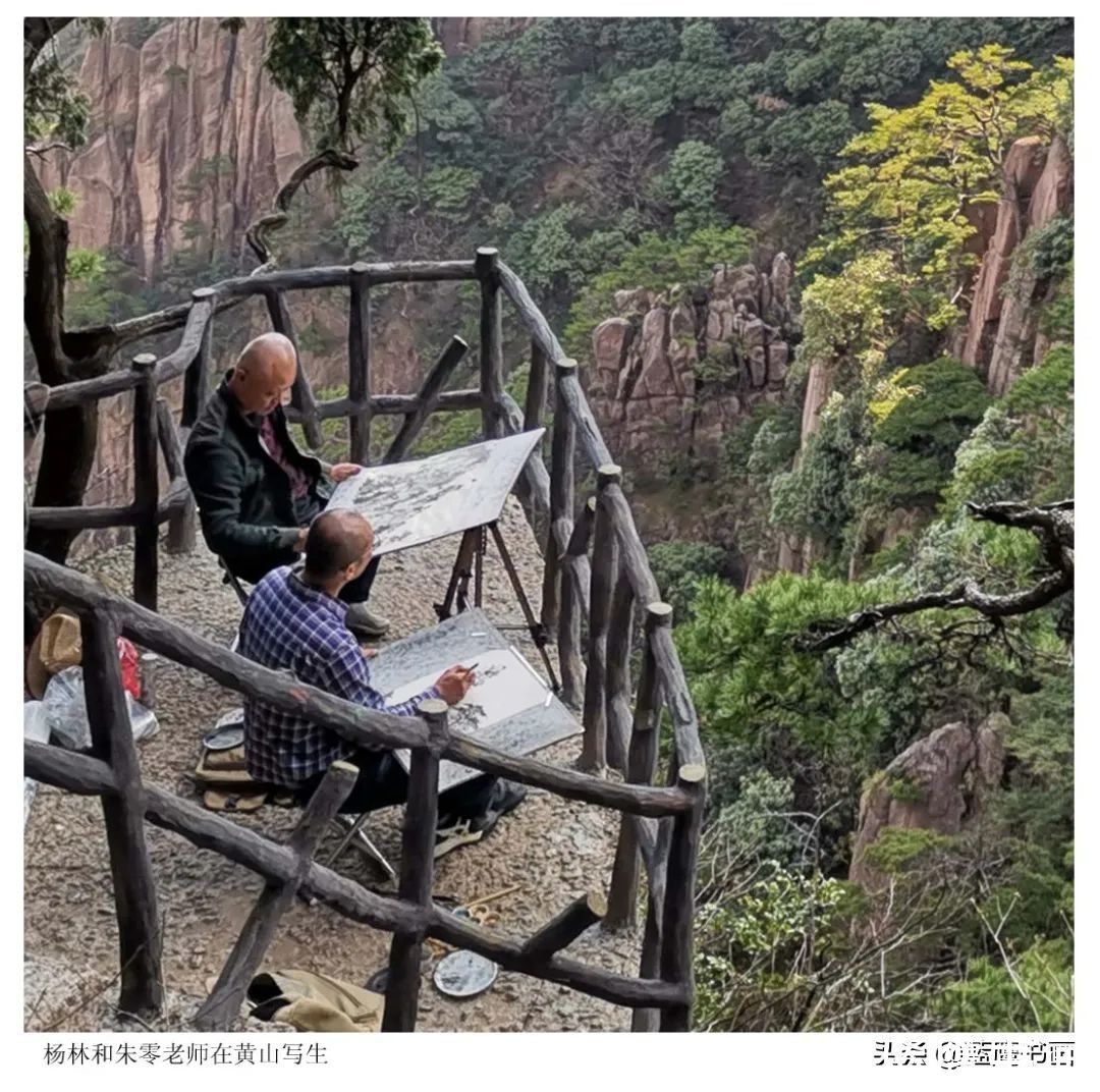 墨拓博古@著名画家杨林与墨拓博古山水画的情缘：意与古会