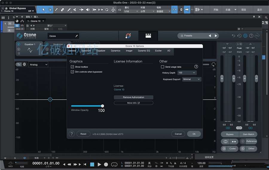 iZotope Ozone Advanced v10.4 臭氧音频母带处理插件-劳模下载