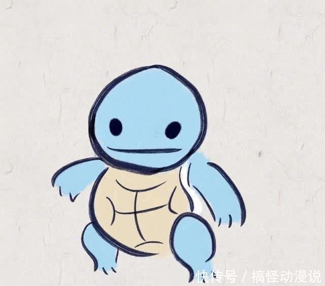河童|精灵宝可梦“无神”画风,杰尼龟像河童,皮丘倒是很可爱