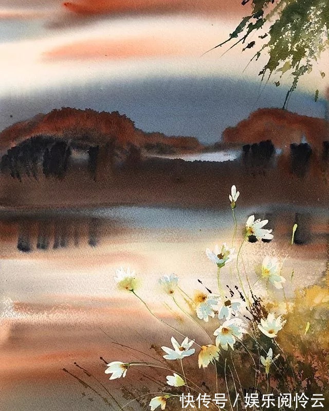 屏保$充满仙气的水彩画,每一张都可以用来做屏保!