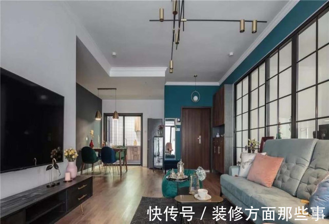 原木风|93平混搭风三居室,将原木风厨房融合到了设计中