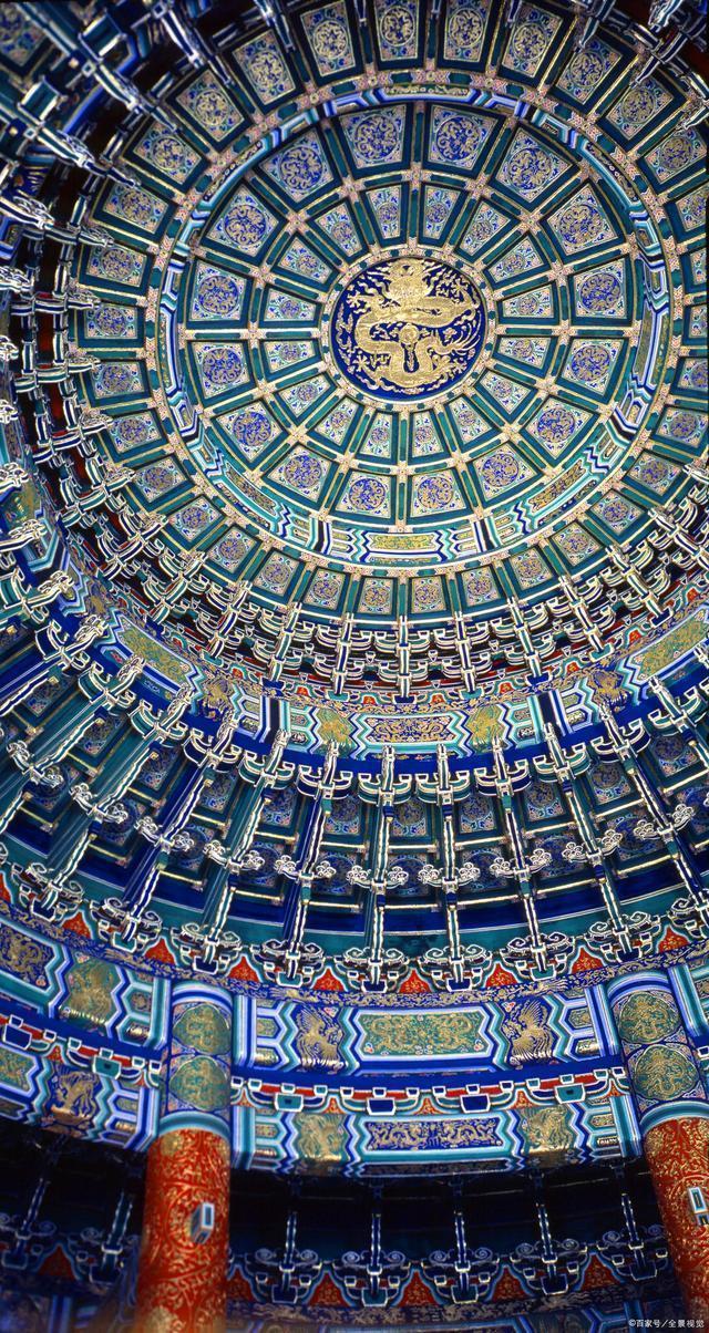 四方形@中国高级天花——藻井，震慑人心的穹顶之美，古代工匠太强了