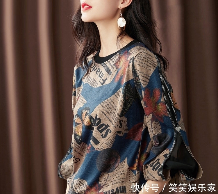 入春后穿这小衫，遮肉显瘦，很有气质和女人味，谁穿谁美