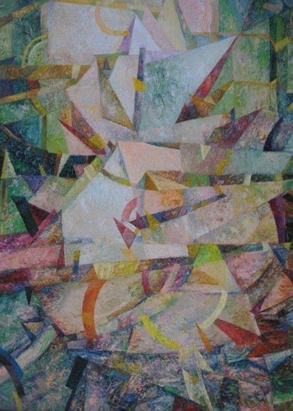 颜色#谢尔盖·雷巴克:世界的艺术家的颜色是明亮、富有表现力