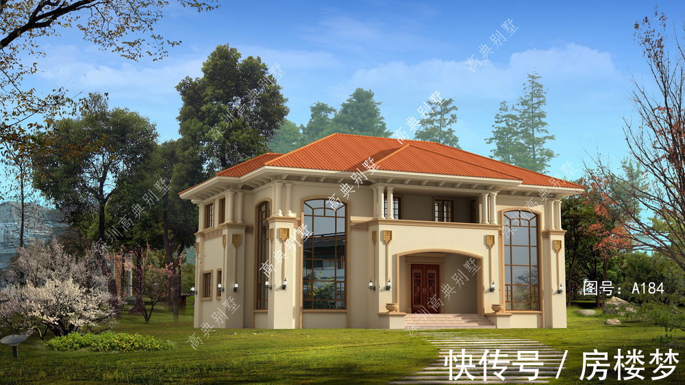 地气|欧式两层别墅，外观接地气，经济实用，让我们一起来看看吧。