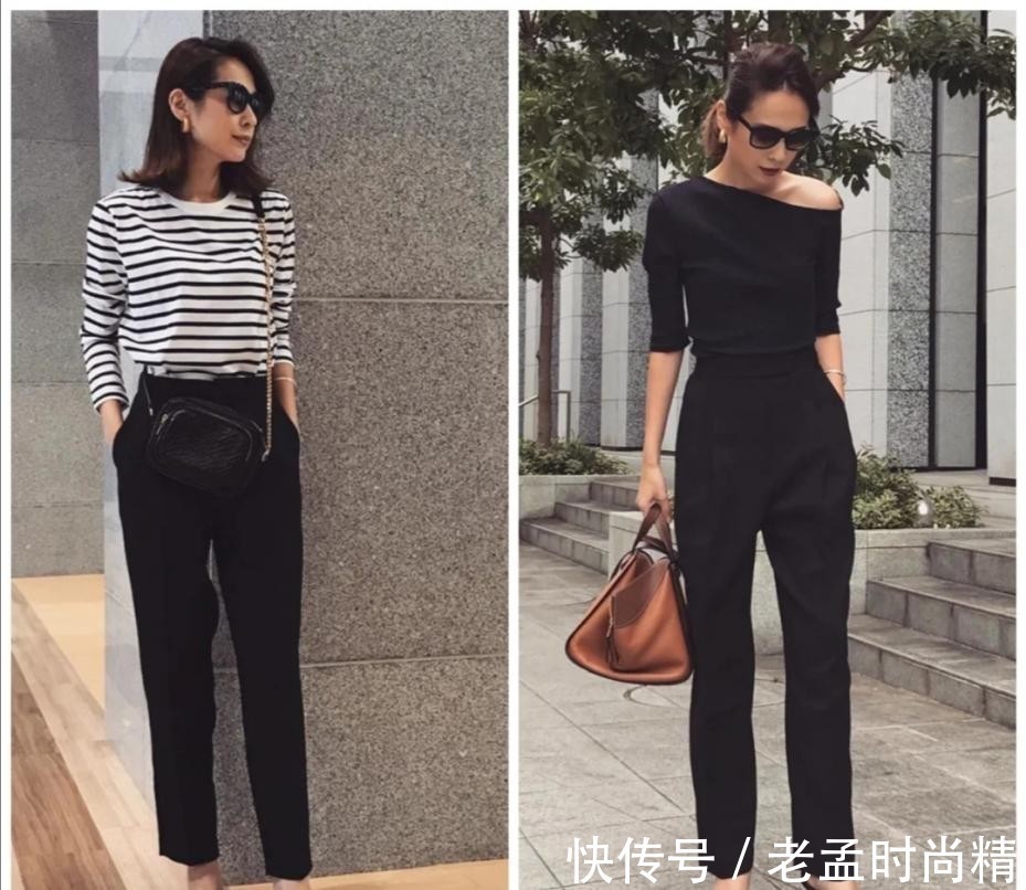 脚踝 秋天下装流行“过膝不过脚踝”,适合中年女人