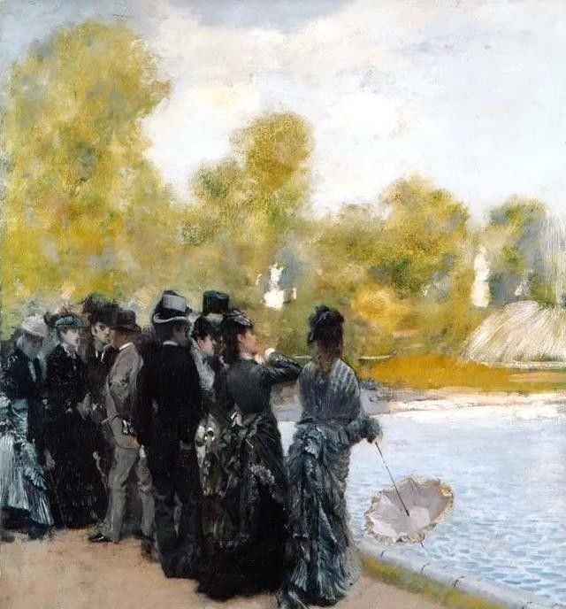 德·尼蒂斯!意大利大画家德·尼蒂斯的油画作品,莫名的好看,耐看,非常喜欢