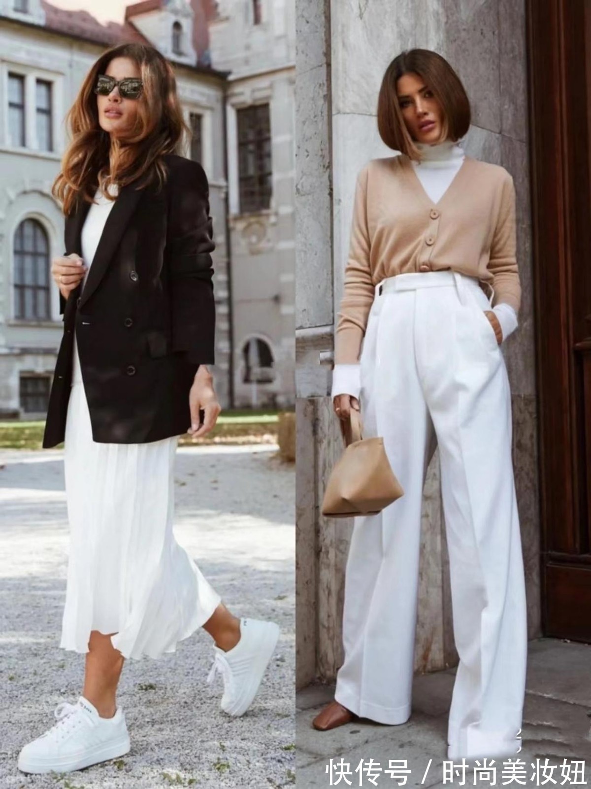 穿衣 越有气质的女人穿衣越简单,基础色穿出高级范,40岁女人学学