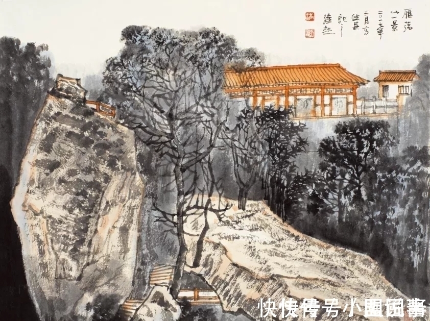 满维起@中国水墨画院|老骥伏枥,总有新意,满维起山水写生新作