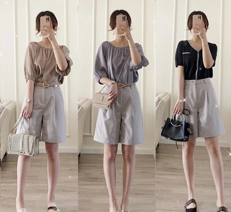 小个子|155-165小个子女生看过来,学这位博主这样搭配,提高腰线显身材