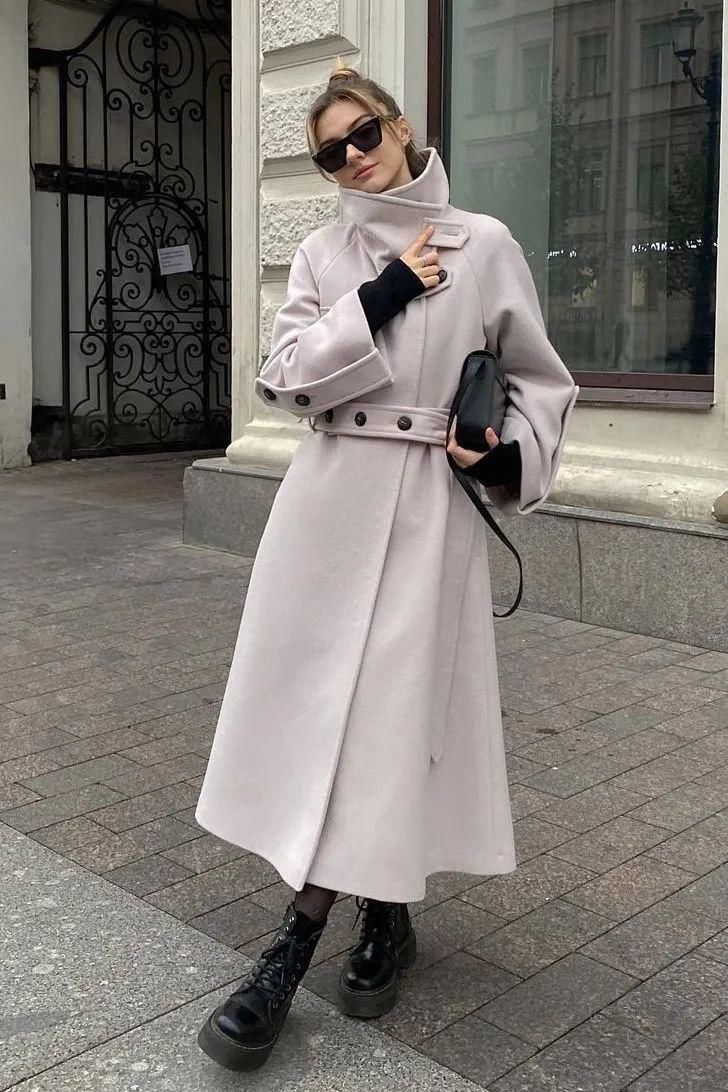  搭配大衣|你穿大衣+靴子的样子，真的时髦极了！