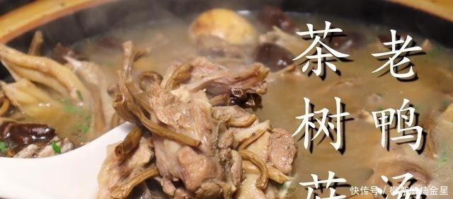 茶树菇老鸭汤加仓做法,营养美味,驱寒暖胃,没有一点腥味!