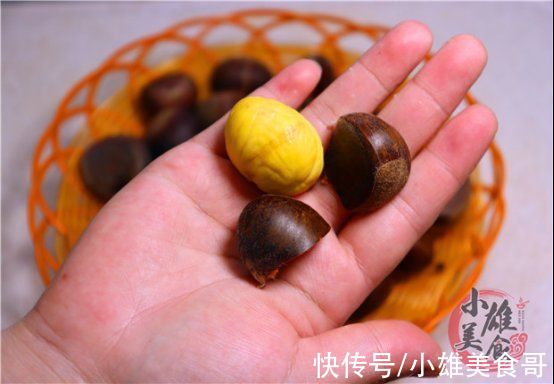 去壳|板栗去壳原来这么简单,教你一招,几分钟剥一大盘,又快又完整