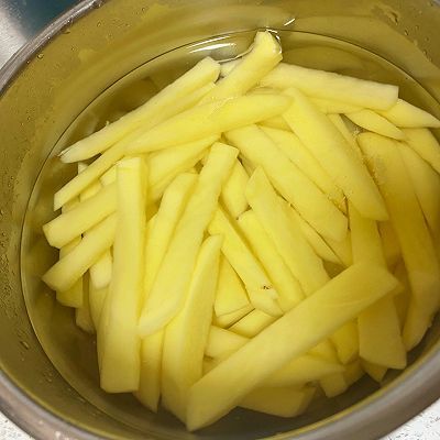 炸土豆条|自制炸土豆条
