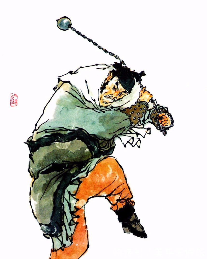 铜链|水浒奇葩兵器知多少，陶宗旺铁锹不算啥，邓飞的铁链到底啥样