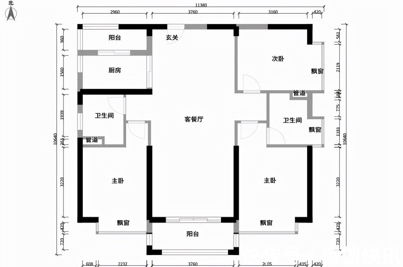 卧室|90平灰色调与木质感结合的现代简约风，就是有设计感