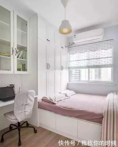 收纳|老婆说小卧室不要买床了,漂亮又省空间的装修,效果真不错