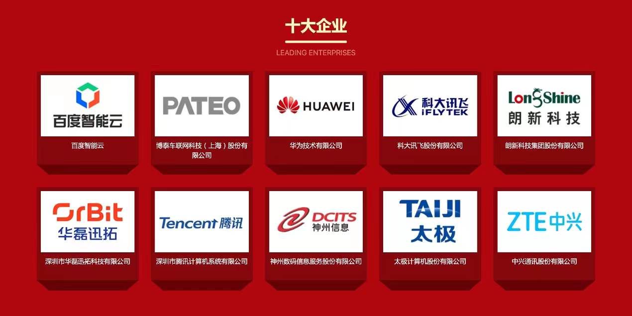 朗新科技|“2021中国软件和信息服务业年度十大领军企业”榜单公布