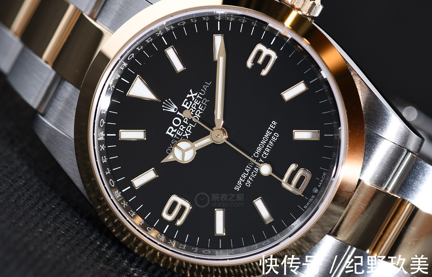 表盘|城市中的探险家 品鉴劳力士蚝式恒动探险家间金款