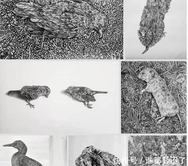 针管$全球最抠女画家，用一支2元针管笔惊艳世界，连英国皇室都惊叹