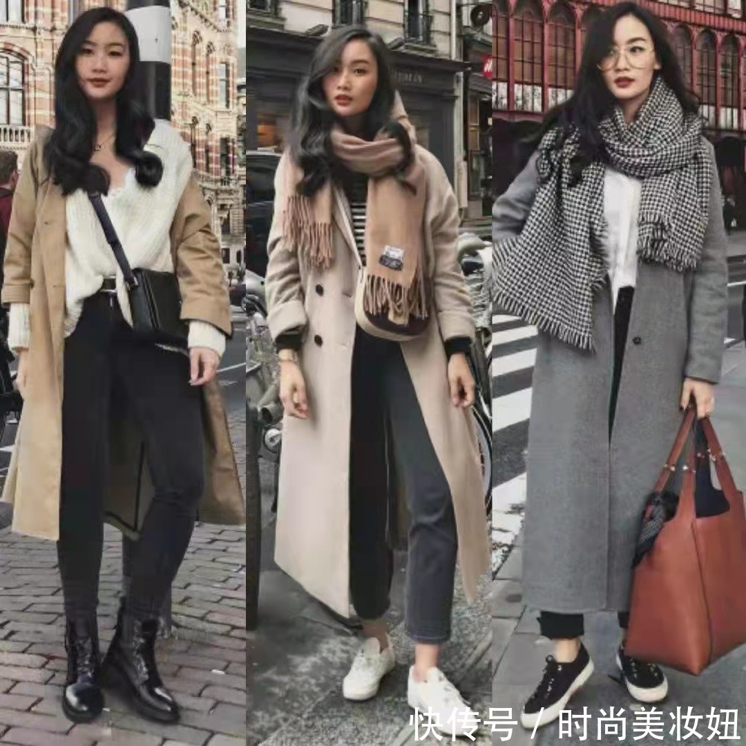 双腿|这是我见过最高级的小个子穿搭,每一套都保暖又洋气,值得借鉴