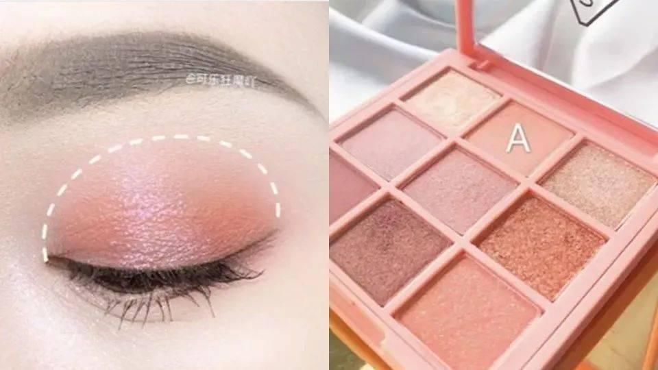 混血感|绝美渐层眼妆,实用九宫格眼影盘画眼影技巧公开!