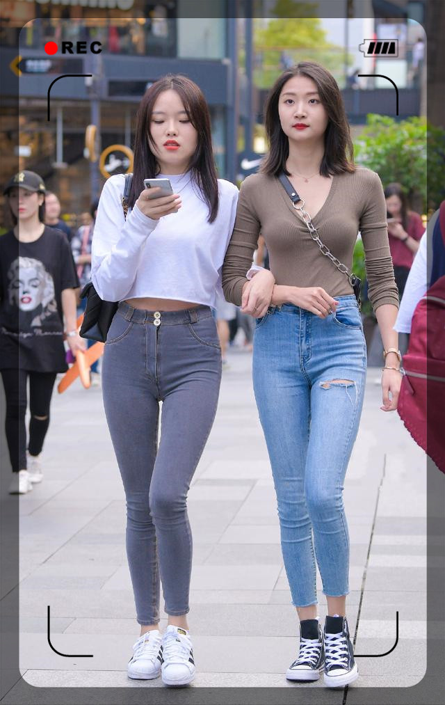 身材微胖,不想穿裙子怎么办大街上的微胖女生