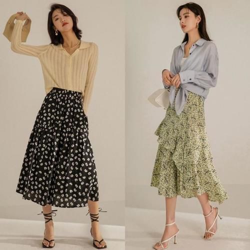 公式|今夏“碎花半身裙”火了!掌握这些穿搭公式,优雅吸睛,稳居C位
