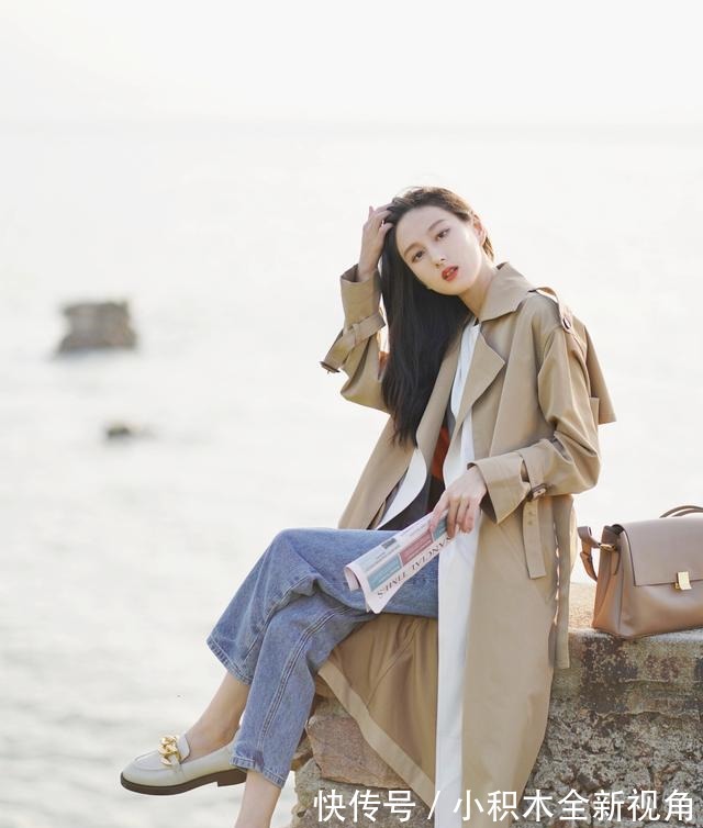 撞衫 风衣+阔腿裤=永不过时的气质精，时髦又高级！