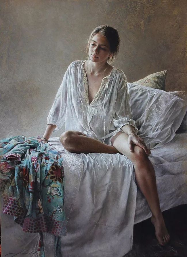 美术学院|她是大师,她的色粉画作美得令人浮想联翩!