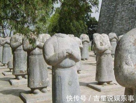 石头@武则天墓前有60多个无头石人,专家都很难解释,却被两位农民解开