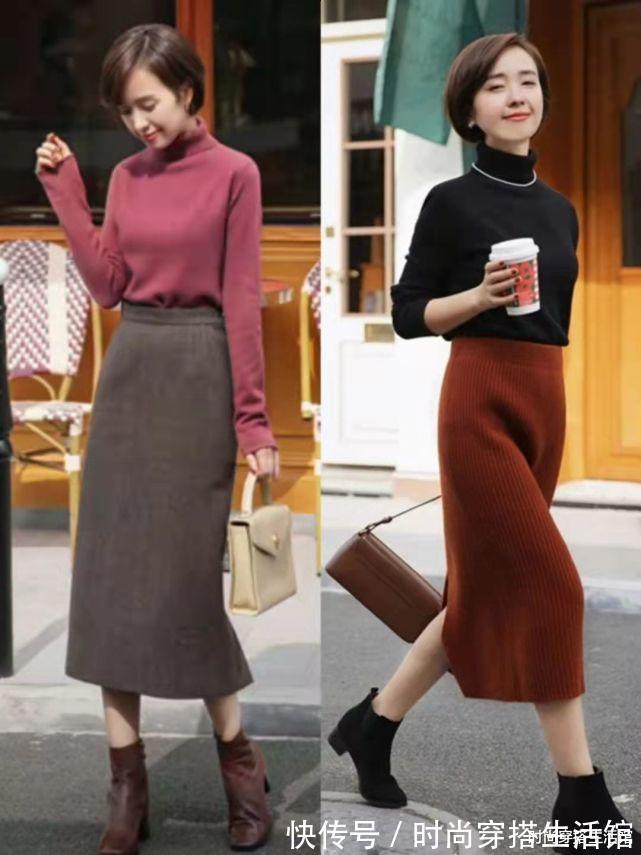 毛衣|这才是40岁女人该有的秋季穿搭,不显老、不扮嫩,保暖舒适又优雅