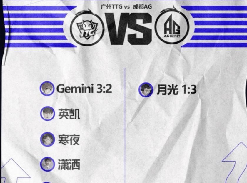 ag3-1|AG3-1大败TTG，对手故意想输，AG全靠“玄学”取胜？