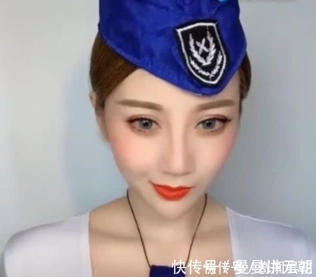 放学|空姐卸妆后,说要接孙子放学去,网友:再也不相信女人了