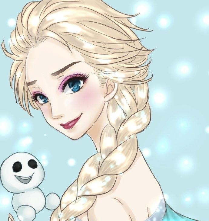 仙度瑞拉|卡通风格的迪士尼公主,乐佩公主甜美可爱,艾莎女王冷艳动人