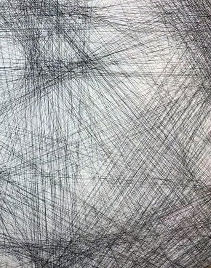 网友画1000道直线,最后的成品晃瞎眼:女神本神!