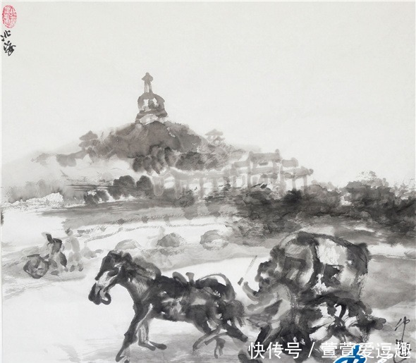 水墨|仲泊游水墨寻影《北京旧迹》之北海