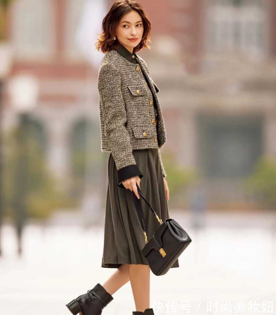 半身裙|“半身裙”才是冬季搭配神器,时尚实用又高级,照穿气质翻倍
