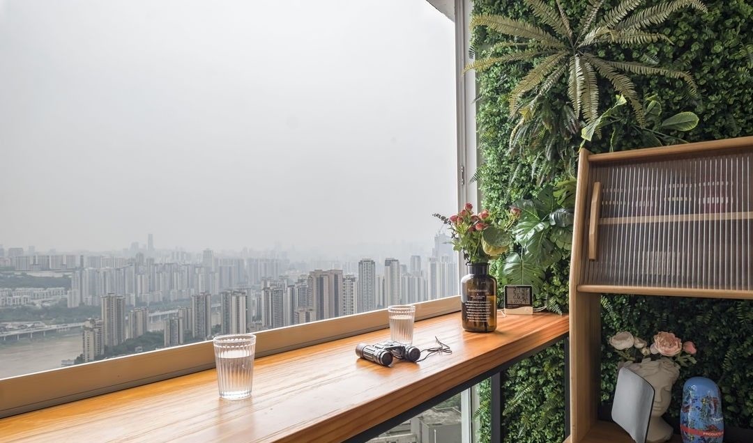 阳台|向往田园生活的夫妻俩,把家装得清爽大方,还有让人快乐的大阳台