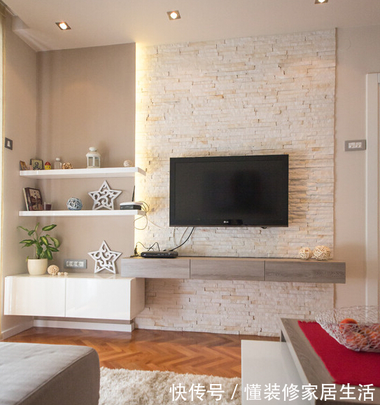 效果图|简欧电视背景墙装修效果图 让你家客厅美到爆