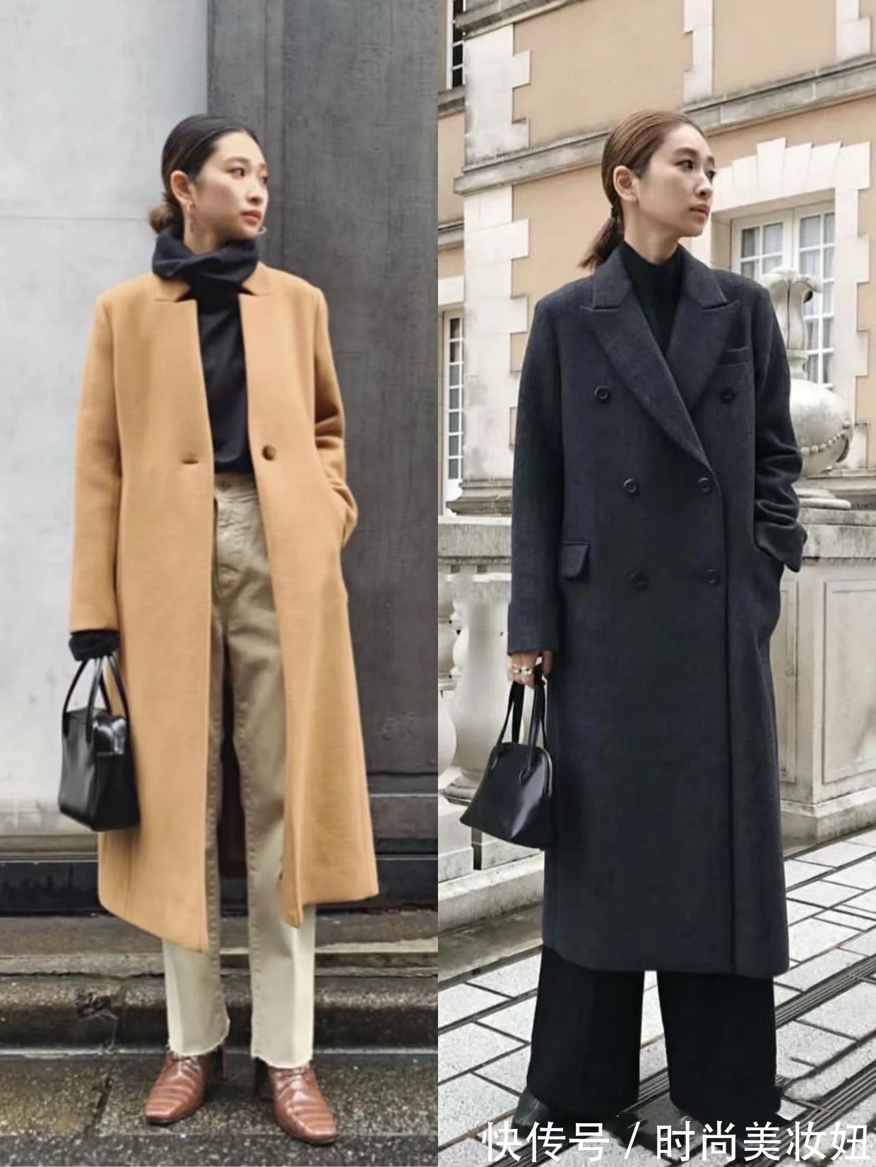 搭配 真正有气质的女人,都爱大衣配阔腿裤,藏肉不说还显气质
