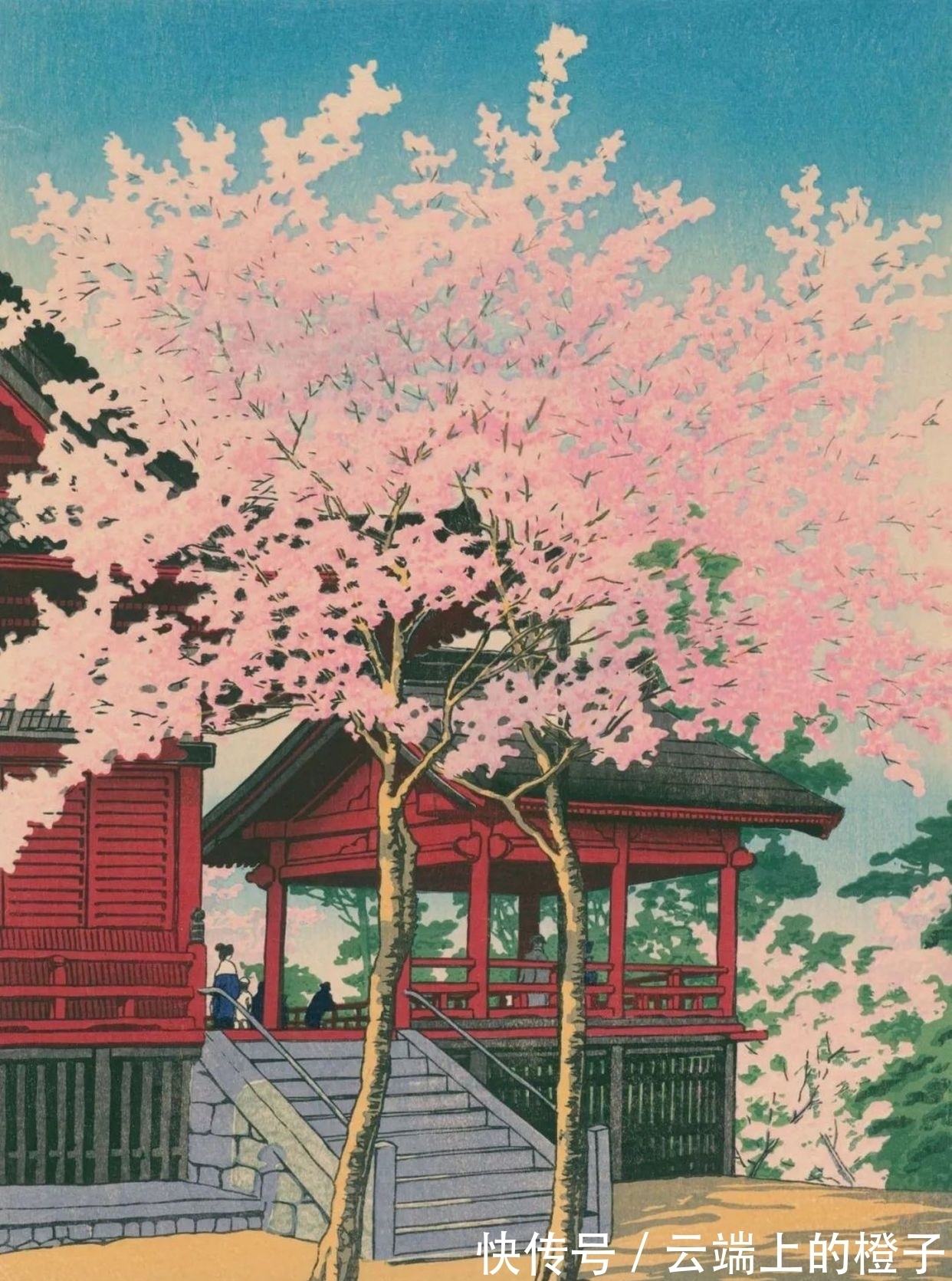 版画$被日本称为旅情诗人的版画家,画风可真唯美,风花雪月好似皆有灵