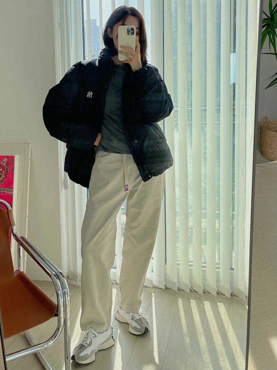 高腰|小个子女生的秋冬穿搭指南,穿上直筒裤高级减龄,显高又显瘦